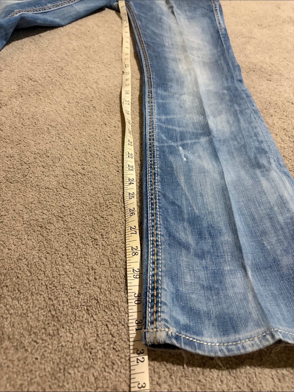 Rock Revival Light Blue Women's Boot Cut Jeans with Studded Pocket - Picture 8 of 8
